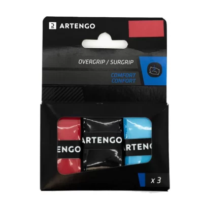 COMFORT TENNIS OVERGRIP TRI-PACK MULTI COLOURED