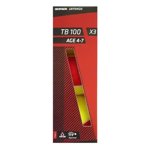 TENNIS BALL TB100*3 - RED