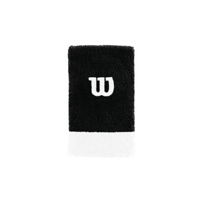 WILSON EXTRA WIDE WRISTBAND BLACK