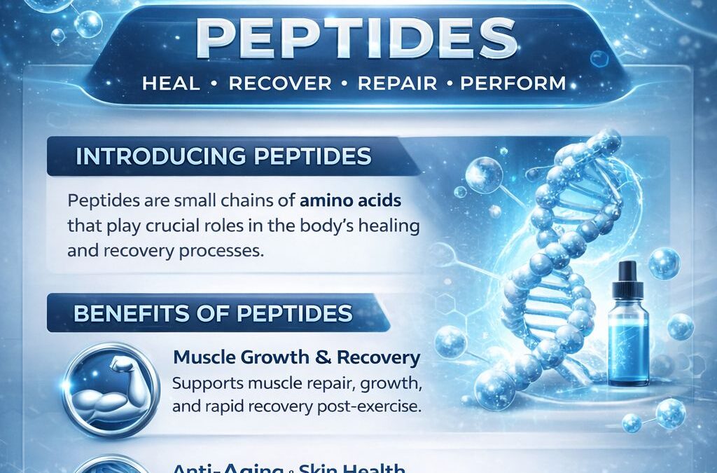 What Are Peptides? Benefits for Muscle Recovery, Injury Repair & Performance
